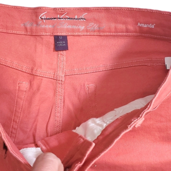 Gloria Vanderbilt Amanda Capris pant size 12 Excellent condition - Picture 16 of 17